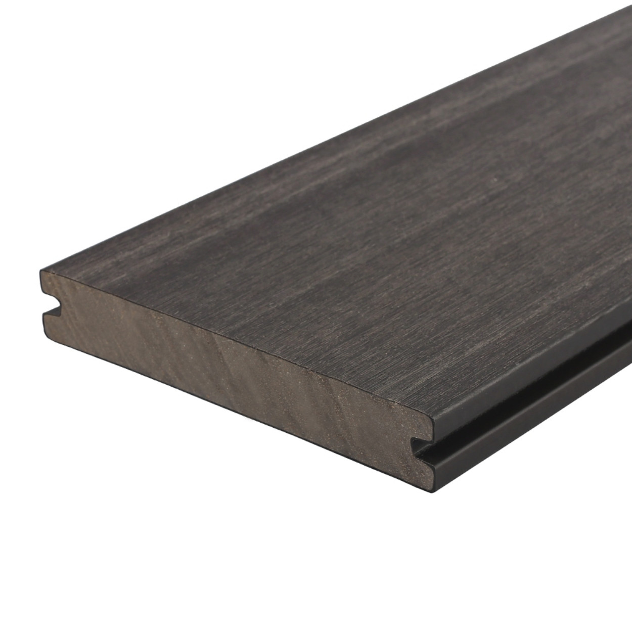 Fiberdeck Premium Composiet Vlonderplank Massief Dark Grey