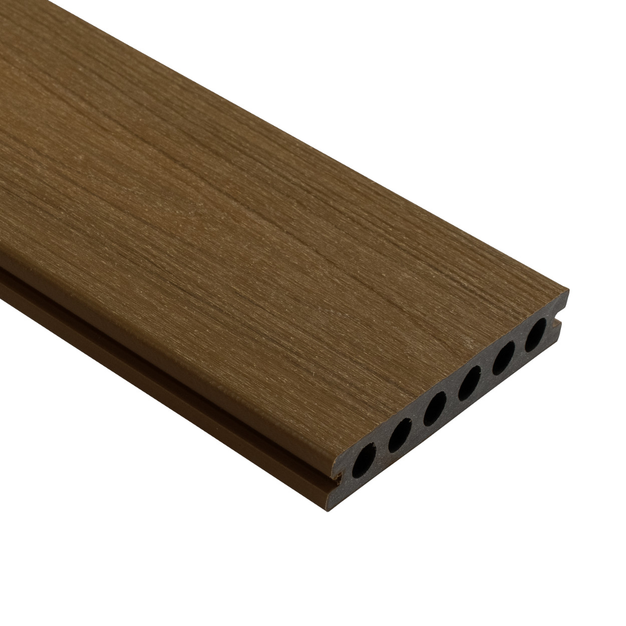 Fiberdeck Premium Composiet Vlonderplank Semi-Massief Teak