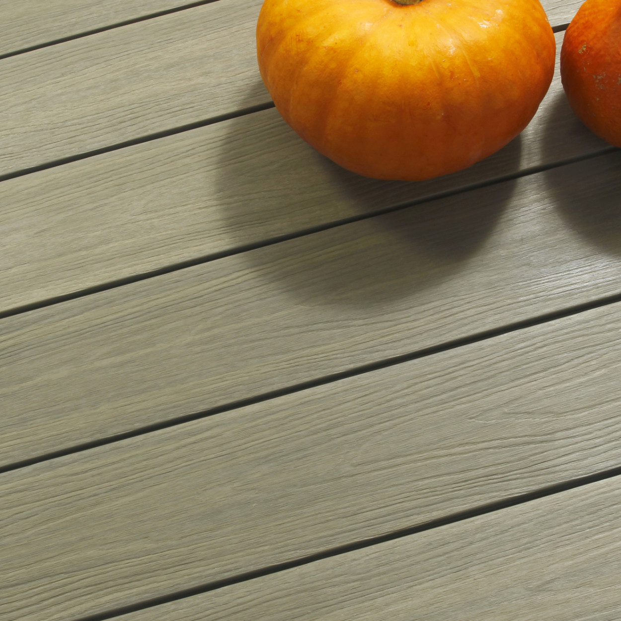 Fiberdeck Premium Composiet Vlonderplank Massief Light Grey