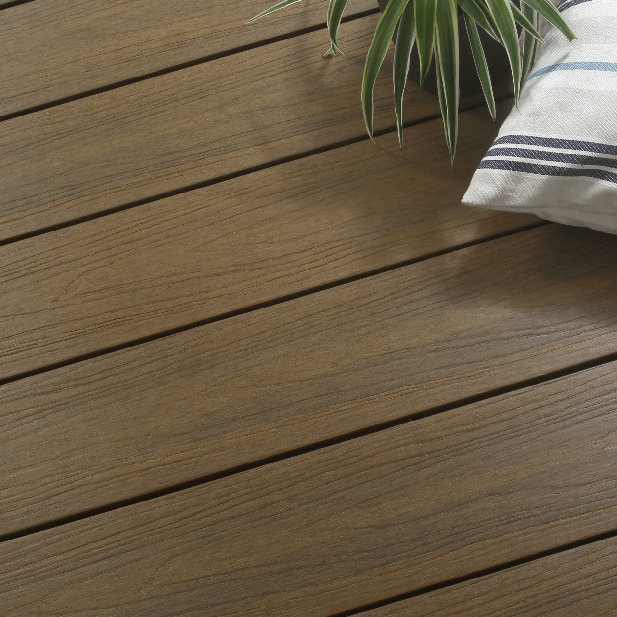 Fiberdeck Premium Composiet Vlonderplank Semi-Massief Teak