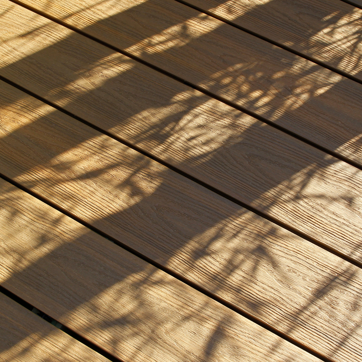 Fiberdeck Premium Composiet Vlonderplank Semi-Massief Teak