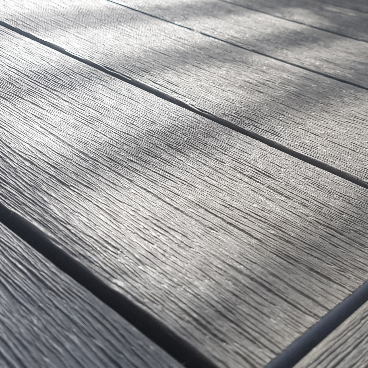 Fiberdeck Vintage Composiet Vlonderplank Massief Graphite