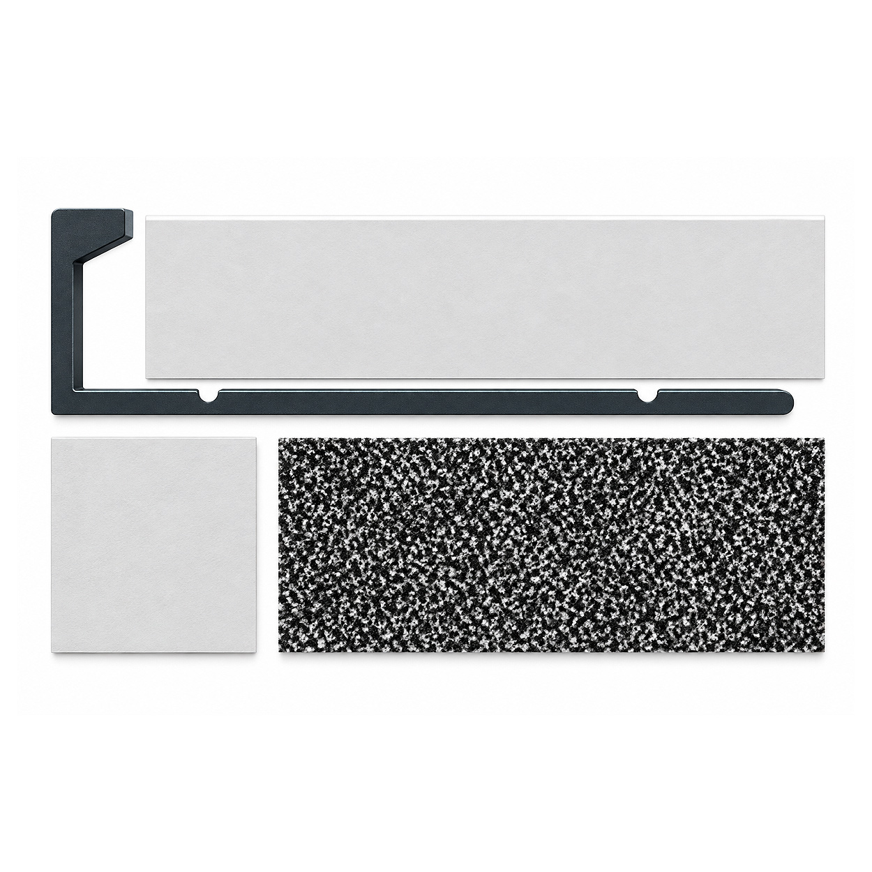 Muro Eindprofiel Aluminium Gecoat 6 mm – 270 cm
