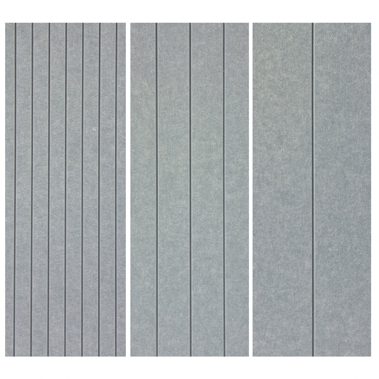 Muro Akoestisch PET Vilt Wandpaneel Blauwgrijs 560 – 120x60 cm – 2 st