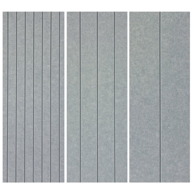 Muro Akoestisch PET Vilt Wandpaneel Blauwgrijs 560 – 120x60 cm – 2 st