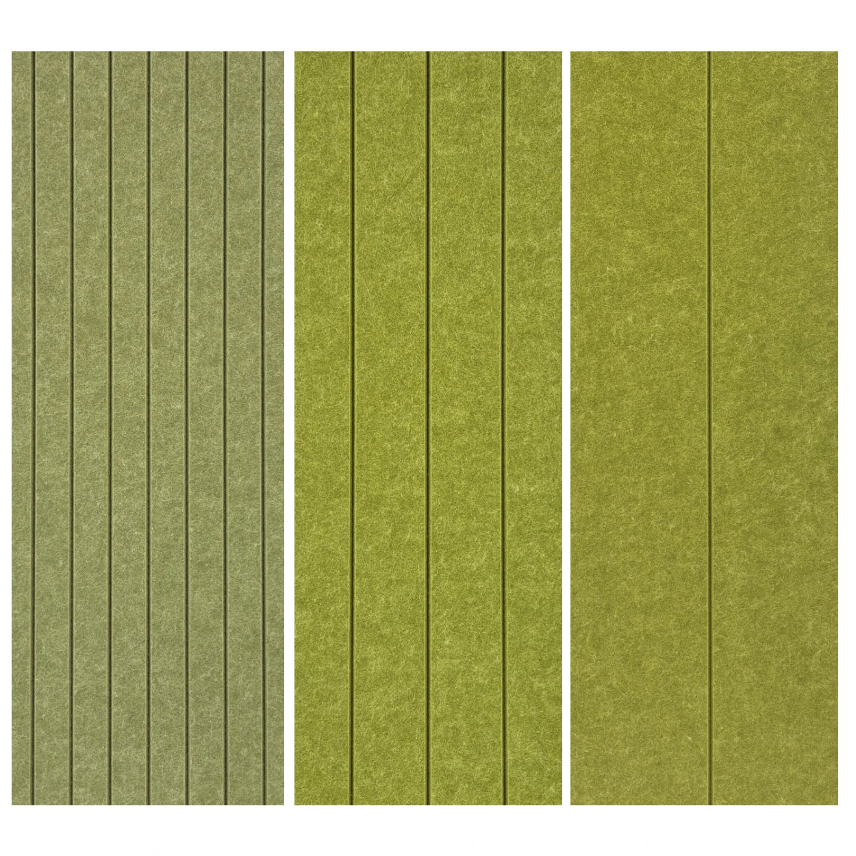 Muro Akoestisch PET Vilt Wandpaneel Olijfgroen 580 – 120x60 cm – 2 st