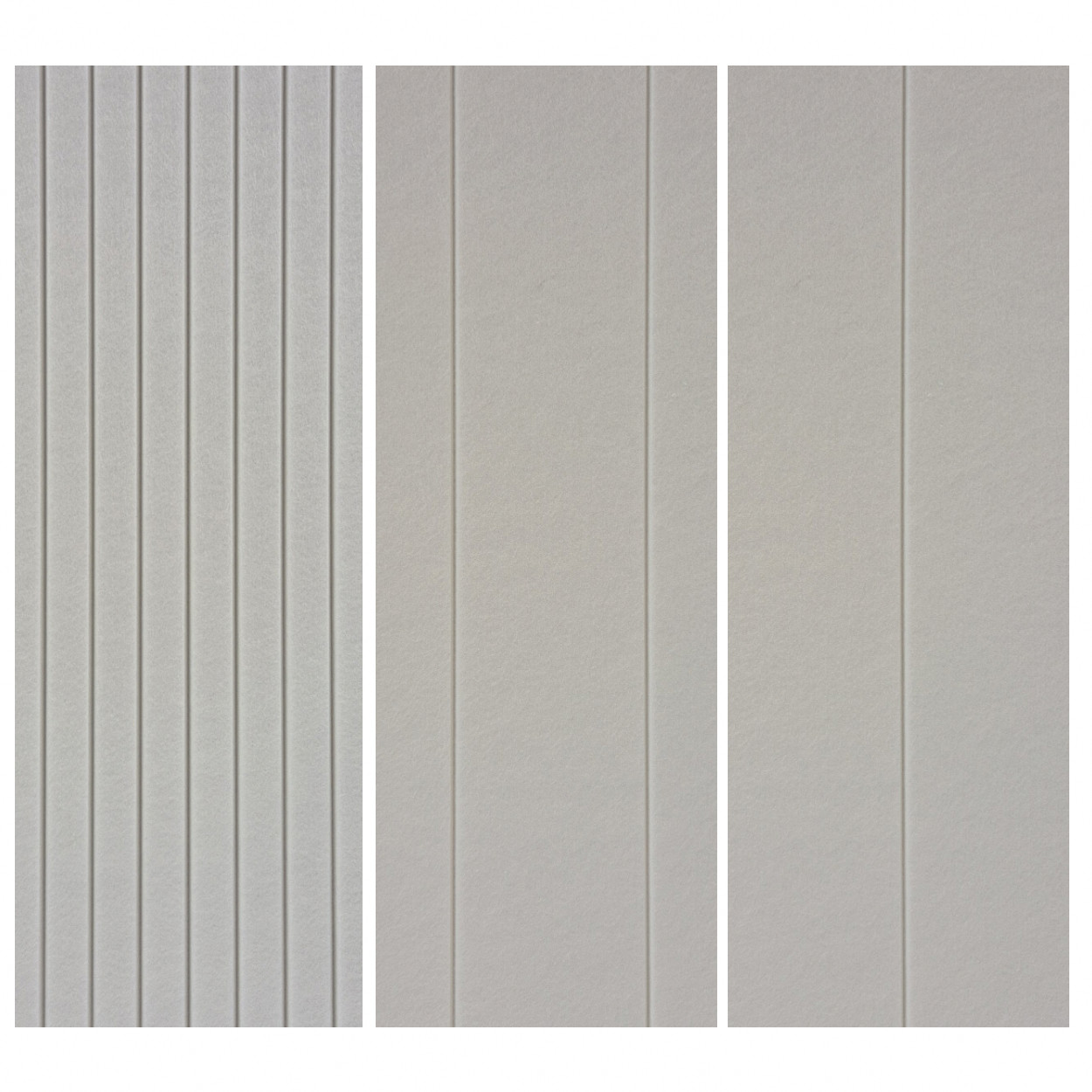 Muro Akoestisch PET Vilt Wandpaneel Wit 600 – 120x60 cm – 2 st