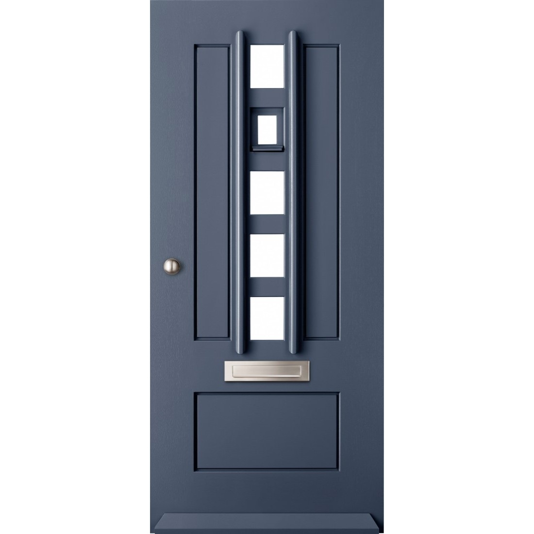 Voordeur Austria City Line Warmond Merbau Blank Glas 