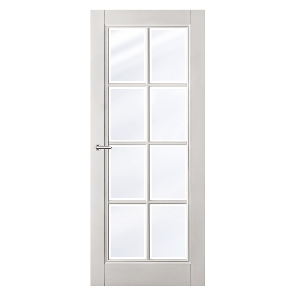 Binnendeur Austria Classic White Naarden met geplaatst Blank Facetglas