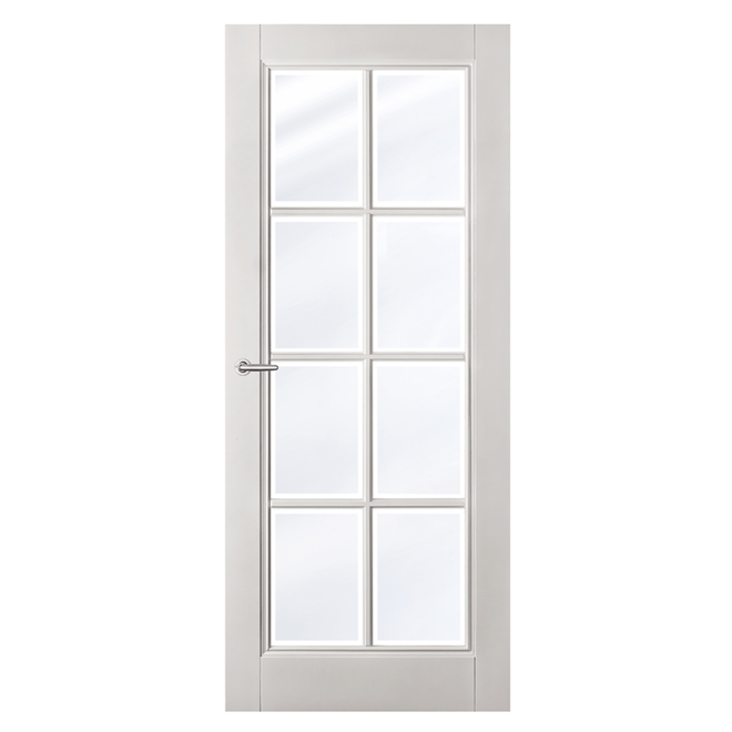 Binnendeur Austria Classic White Naarden met geplaatst Blank Facetglas