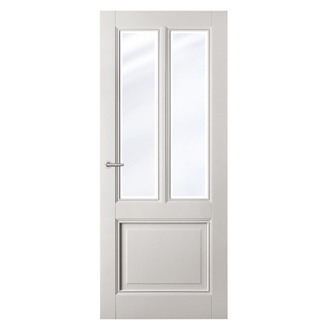 Binnendeur Austria Classic White Veere met geplaatst Blank Facetglas