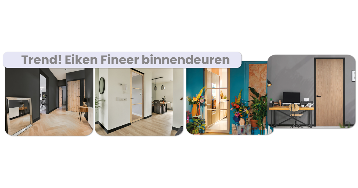 Trendy Eiken Fineer binnendeuren - Frisse, stijlvolle & warme interieur ...
