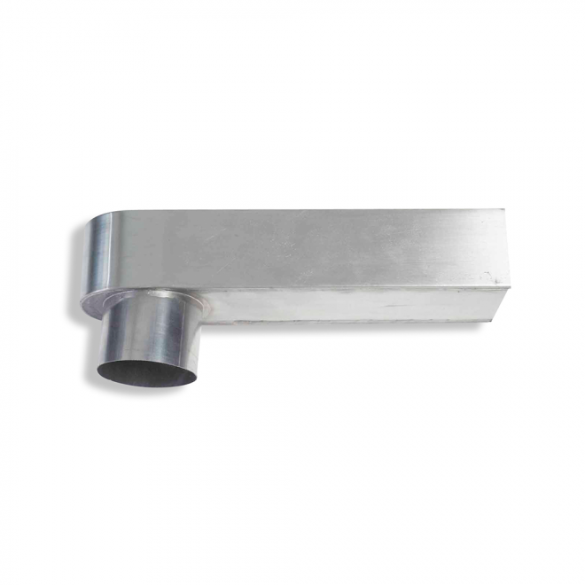 Rheinzink Stadsuitloop Walsblank 60x80mm