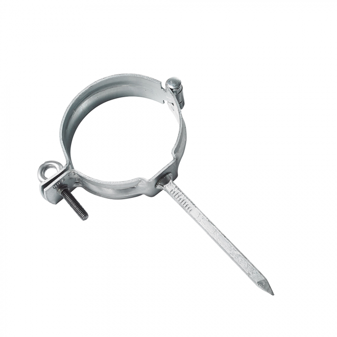 Rheinzink Scharnierpijpbeugel Gegalvaniseerd 80mm Slagpen
