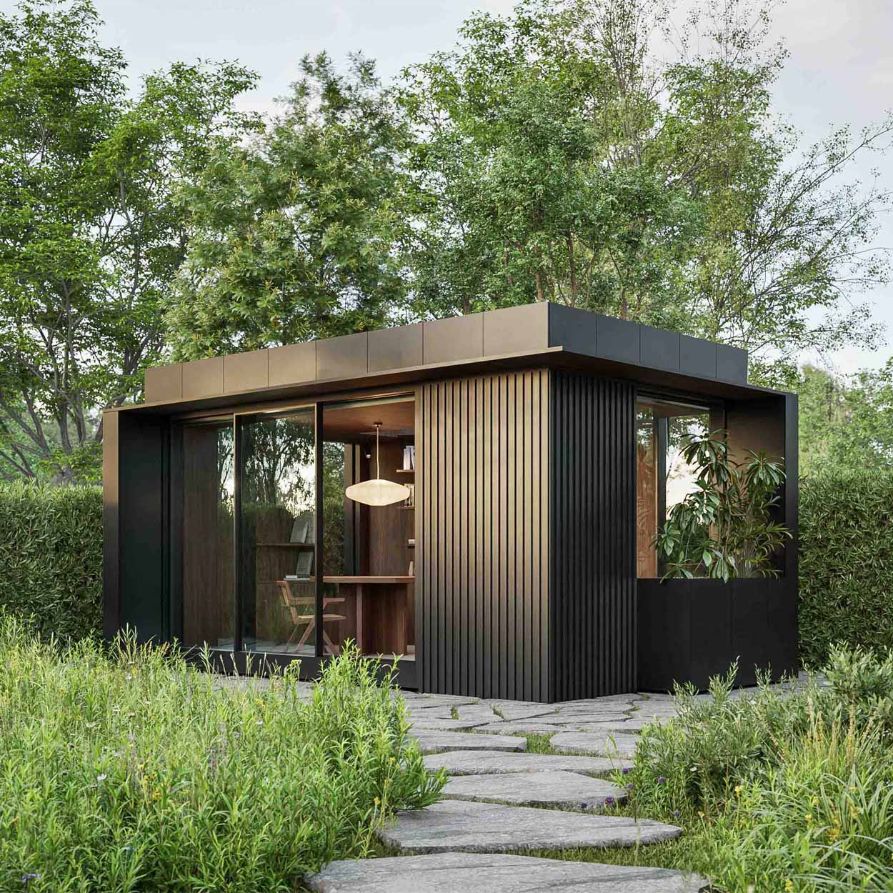Cladix Aluminium Gevelbekleding Gitzwart – L-Profiel