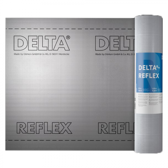 Delta-Reflex Dampdichte Folie 1,5x50mtr