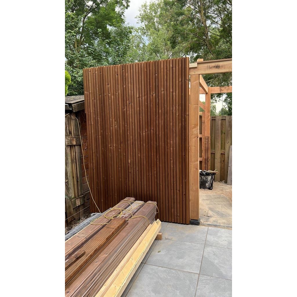Douglas Hout fijnbezaagd 100x100mm