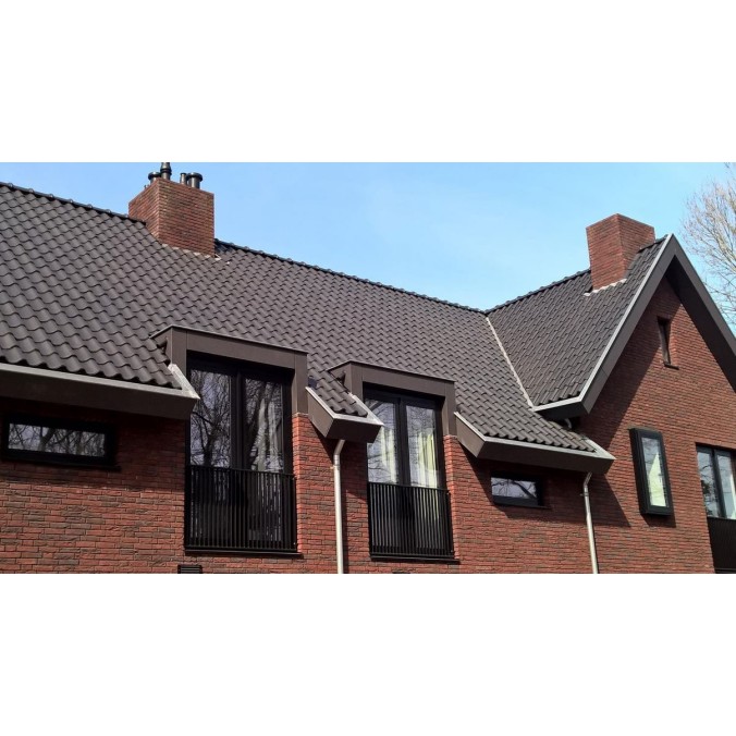 Koramic dakpan OVH Klassiek Zwart Satinet 42st/pak