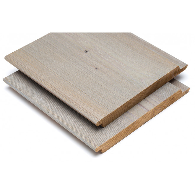 Modiwood FR-D Natural Fins Rabat XL Gevelplank Vergrijsd