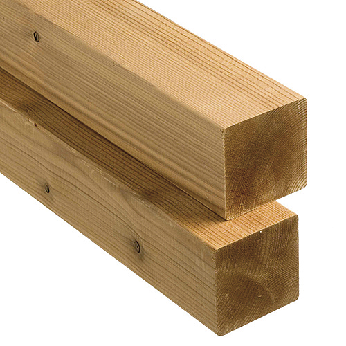 ModiWood Paal 4-zijdig geschaafd 66x66mm