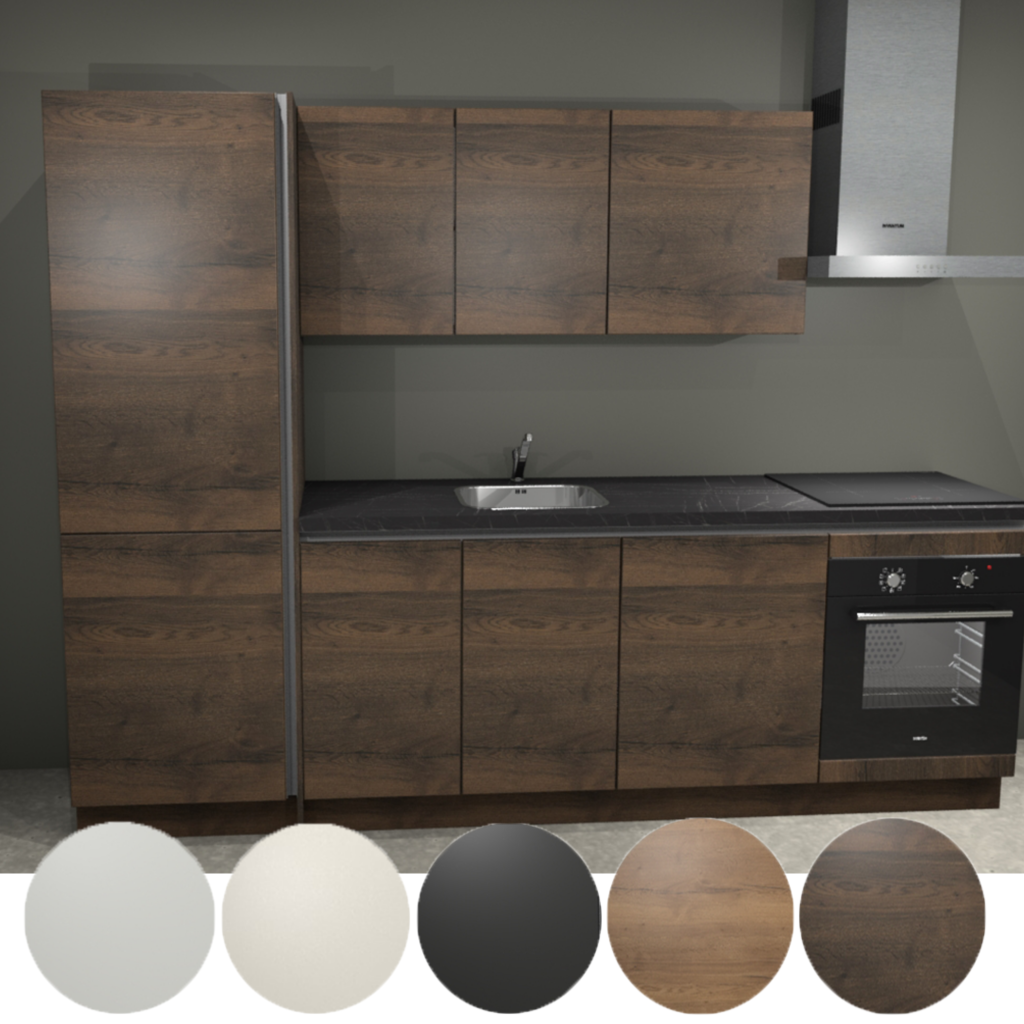 Keuken Compleet Bergen Greeploos 270cm Links