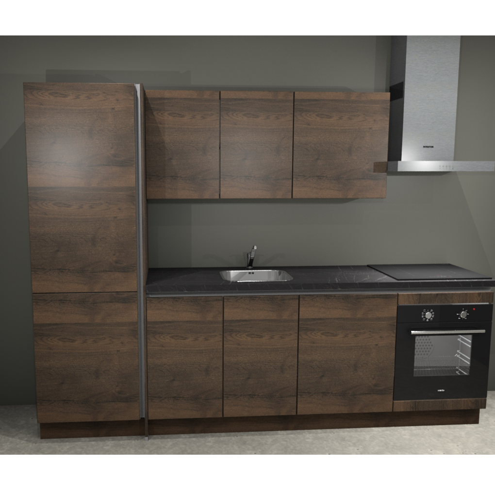 Keuken Compleet Bergen Greeploos 270cm Links