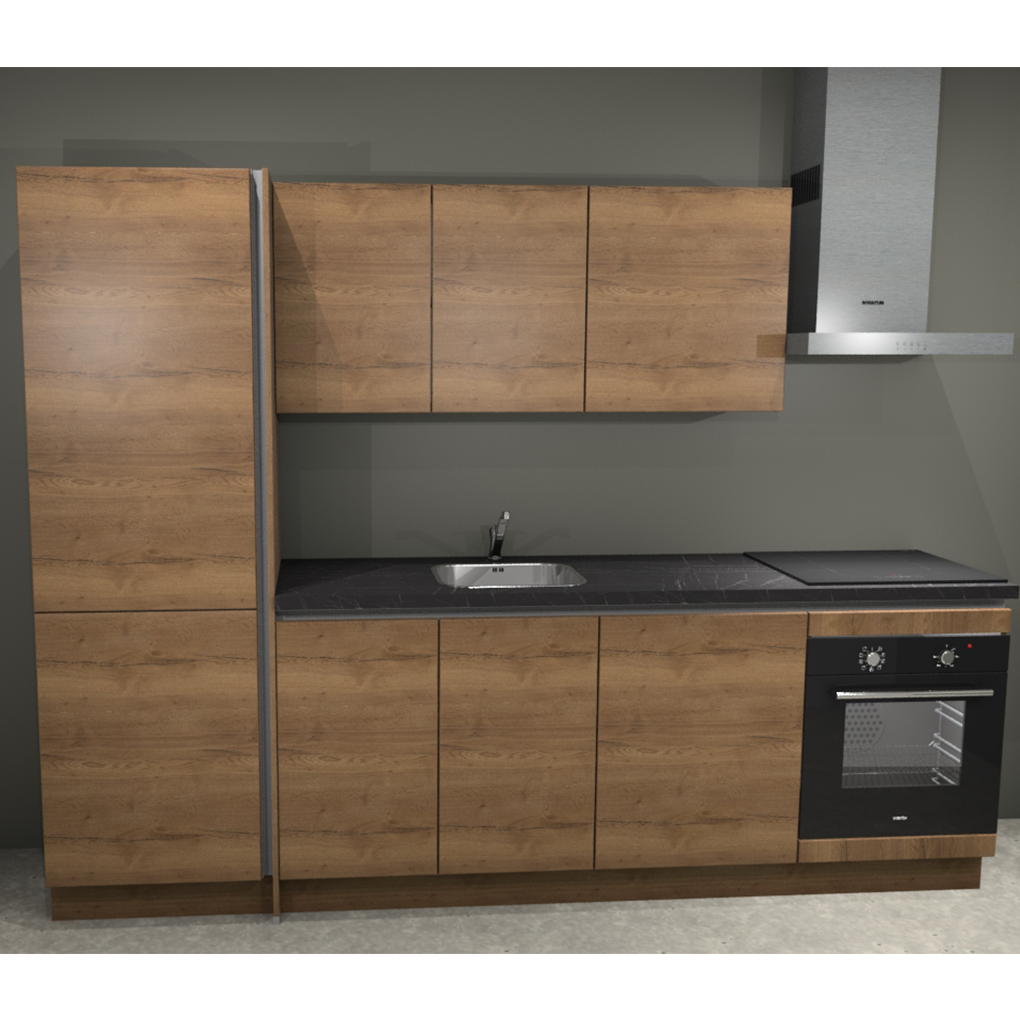 Keuken Compleet Bergen Greeploos 270cm Links