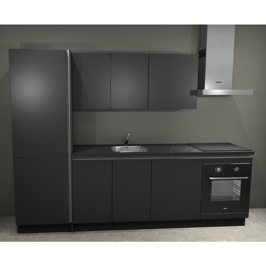 Keuken Compleet Bergen Greeploos 270cm Links