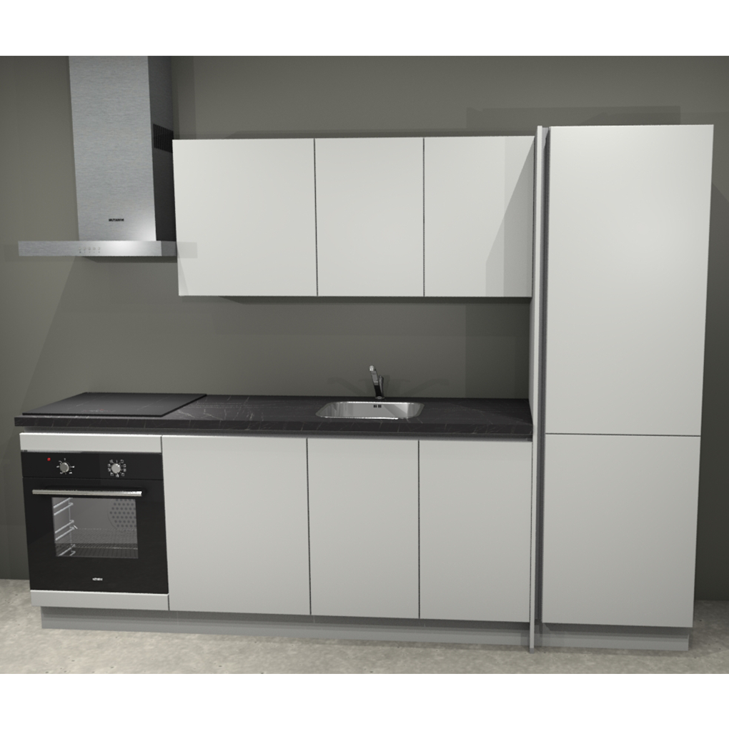 Keuken Compleet Bergen Greeploos 270cm Rechts