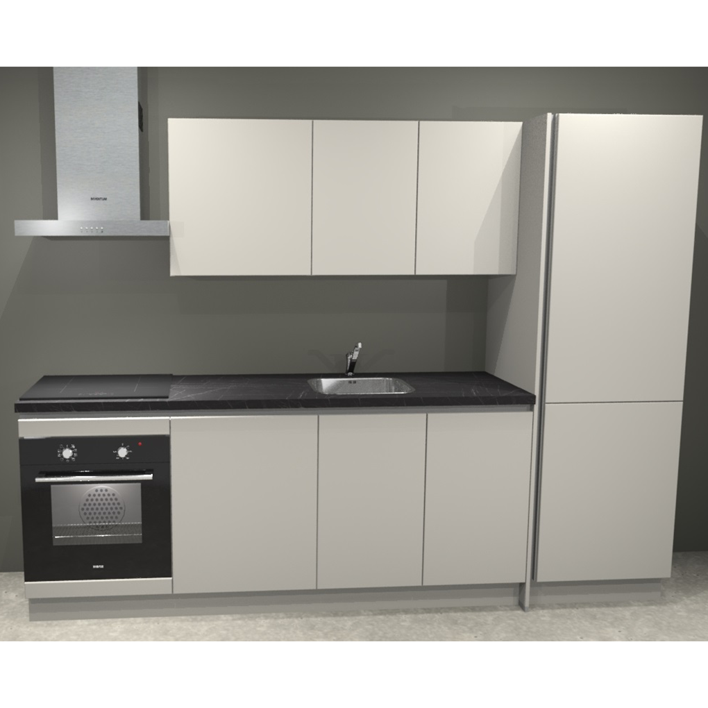 Keuken Compleet Bergen Greeploos 270cm Rechts