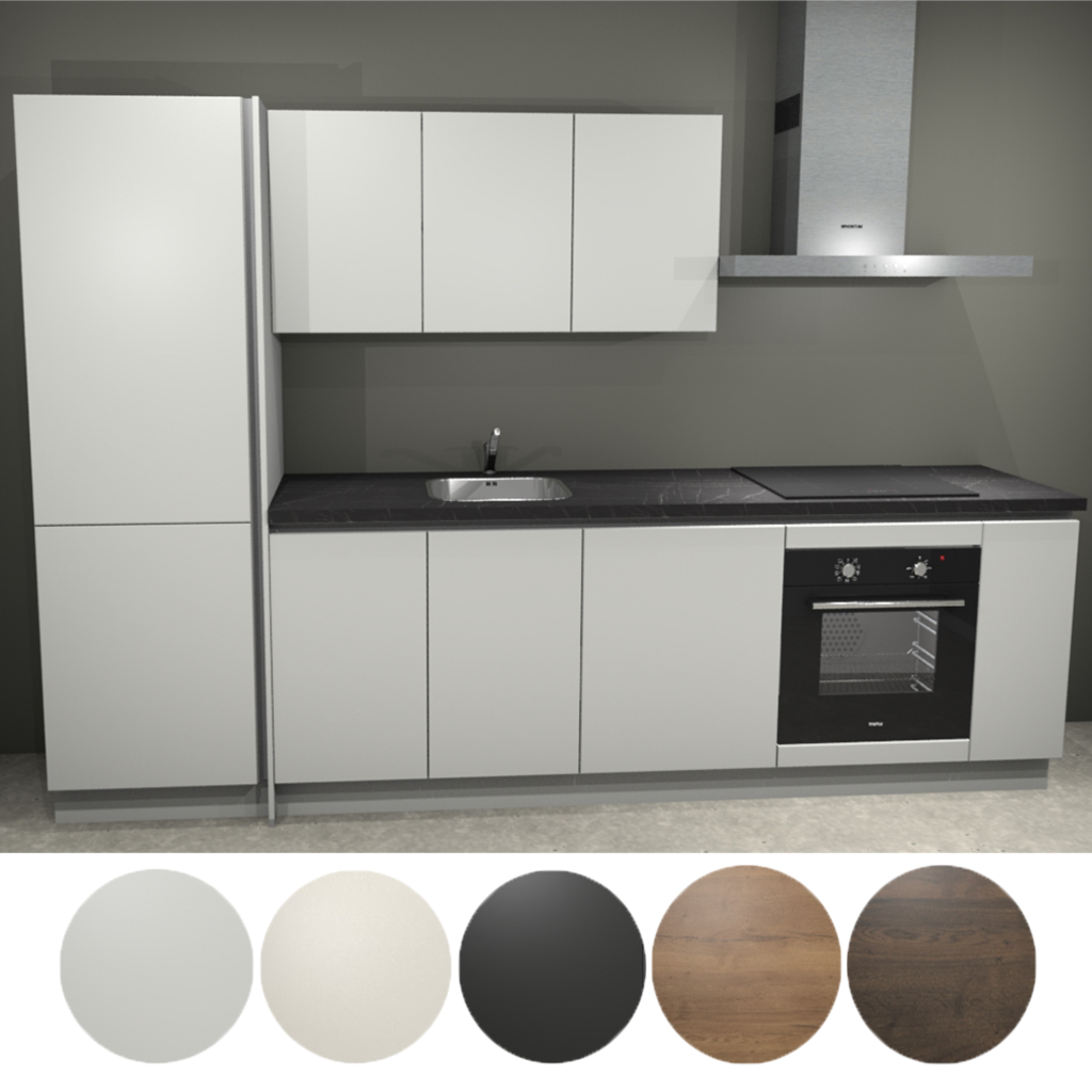 Keuken Compleet Otta Greeploos 300cm Links