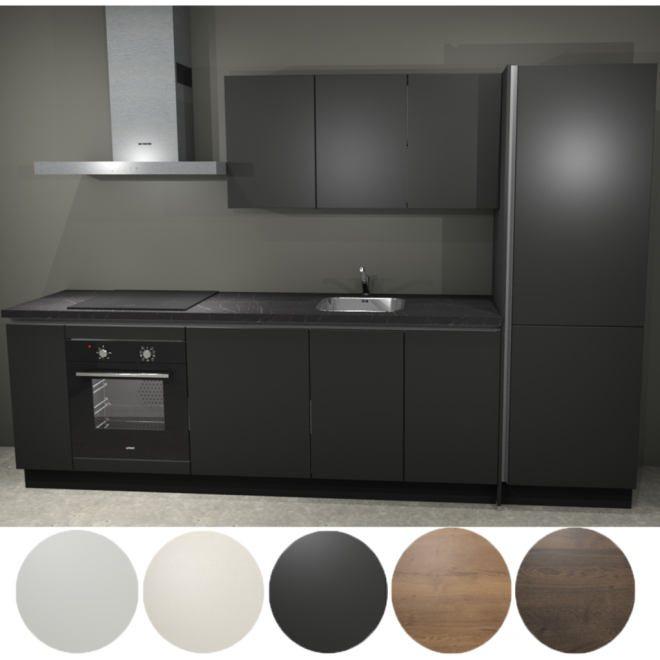Keuken Compleet Otta Greeploos 300cm Rechts