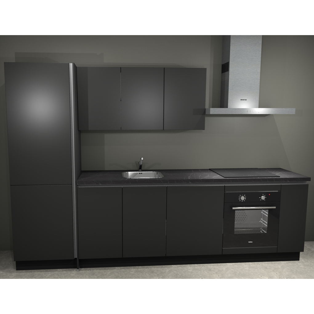Keuken Compleet Otta Greeploos 300cm Links