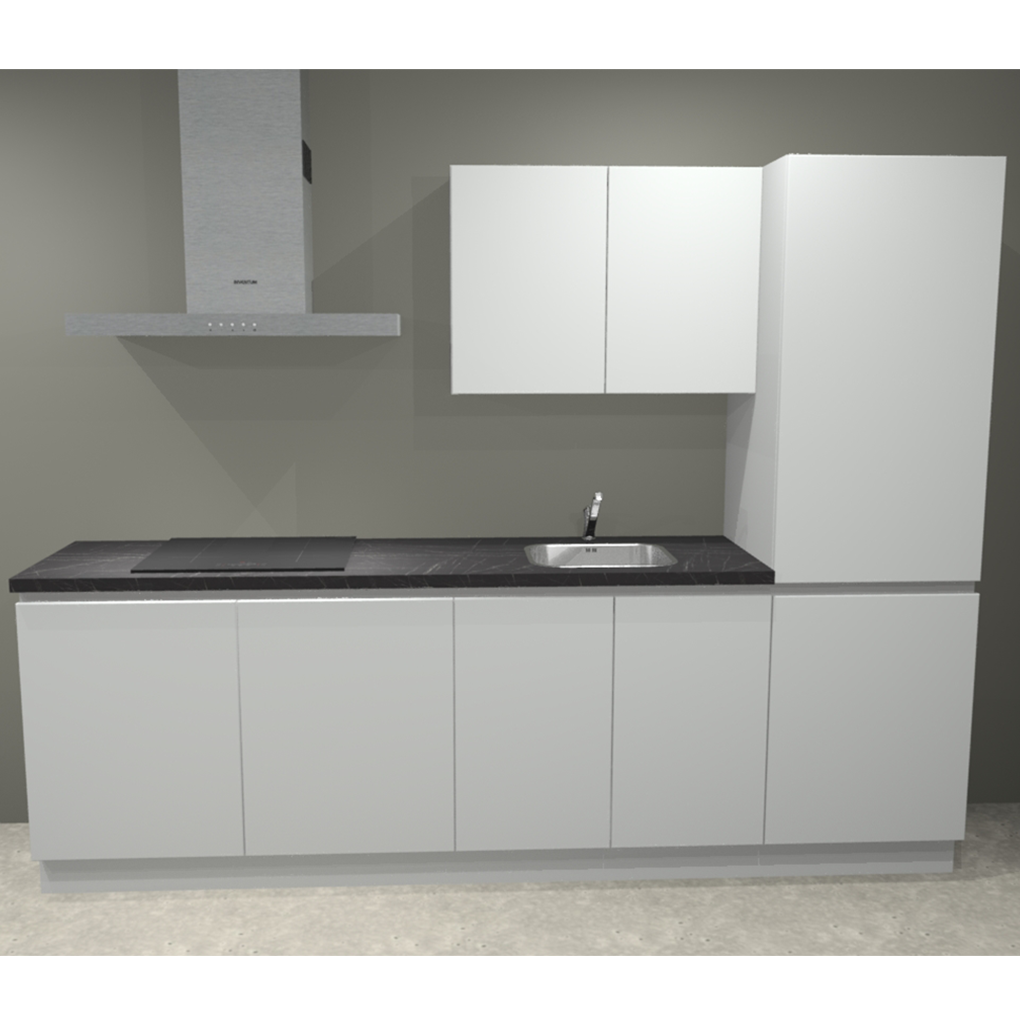 Keuken Compleet Oslo Greeploos 270cm Rechts