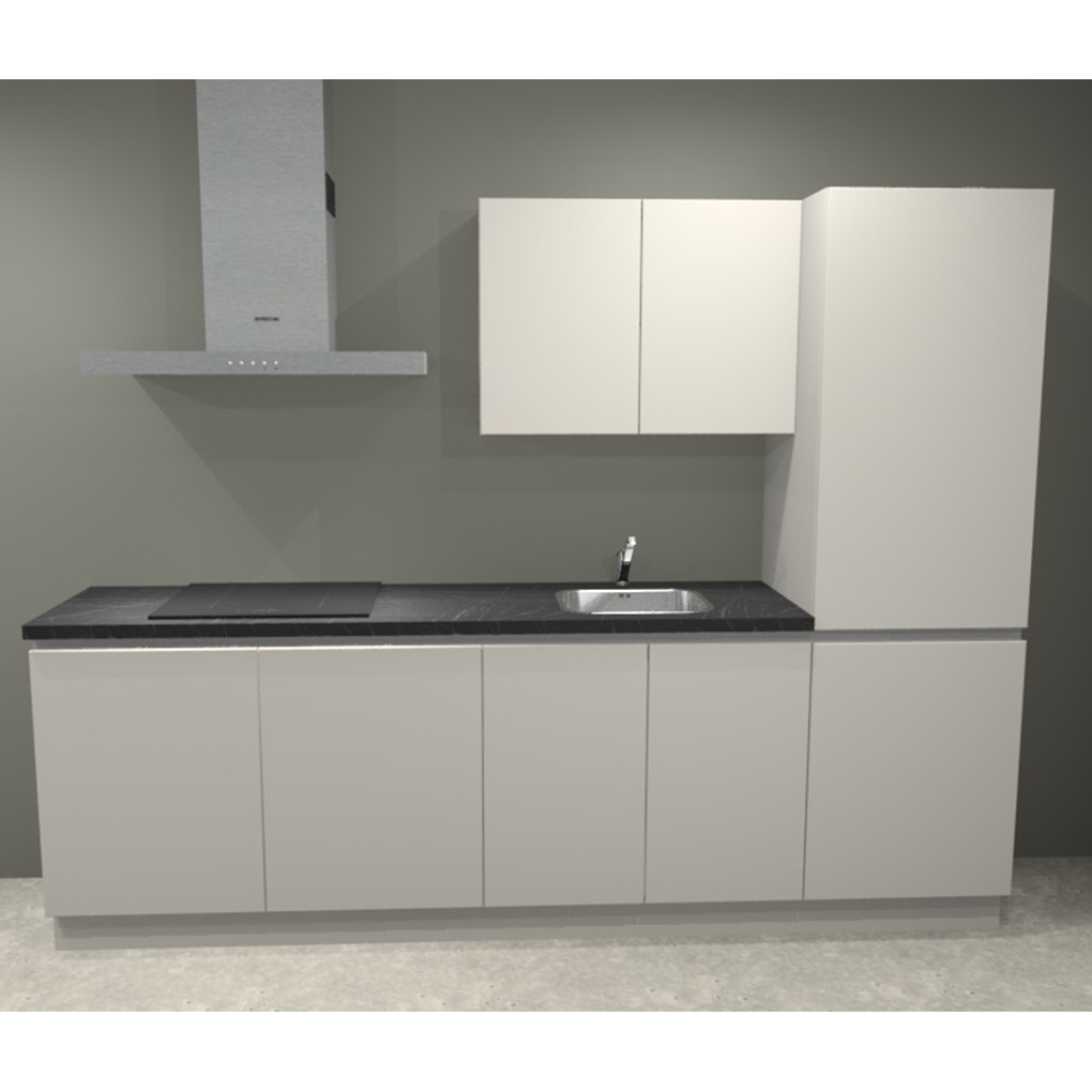 Keuken Compleet Oslo Greeploos 270cm Rechts
