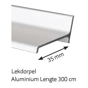 Protex® Alure Lekdorpel Aluminium Geadoniseerd