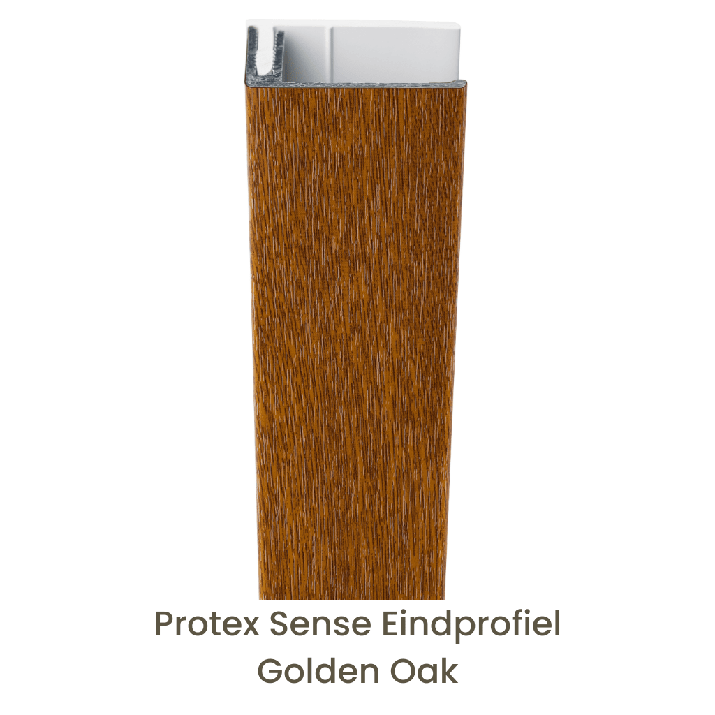 Protex® Sense Eindprofiel Alu/PVC Golden Oak
