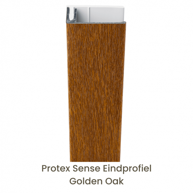 Protex® Sense Eindprofiel Alu/PVC Golden Oak