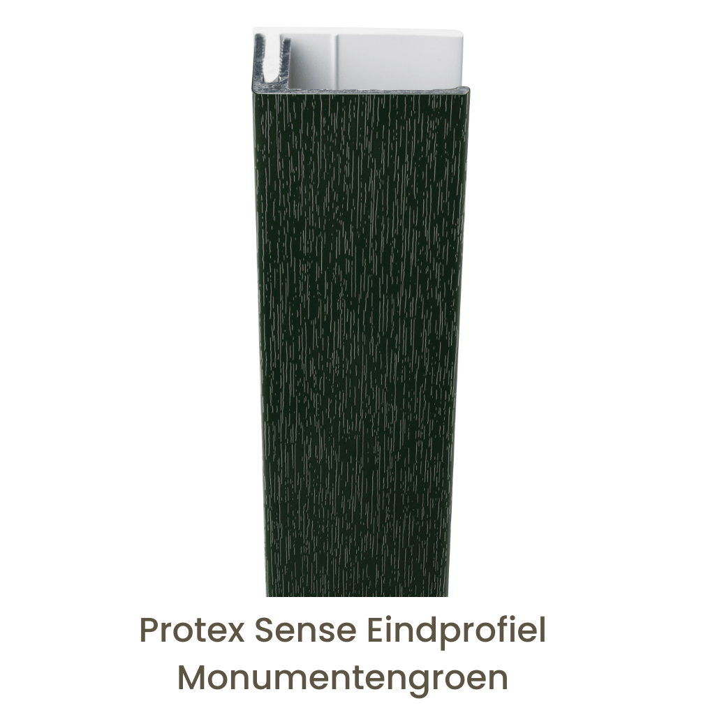 Protex® Sense Eindprofiel Alu/PVC Monumentengroen