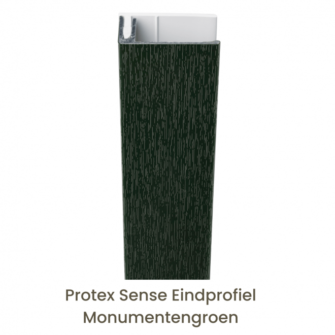 Protex® Sense Eindprofiel Alu/PVC Monumentengroen
