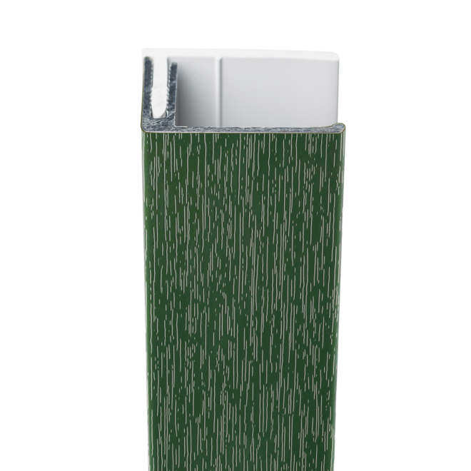 Protex® Sense Eindprofiel Alu/PVC Mosgroen RAL6005