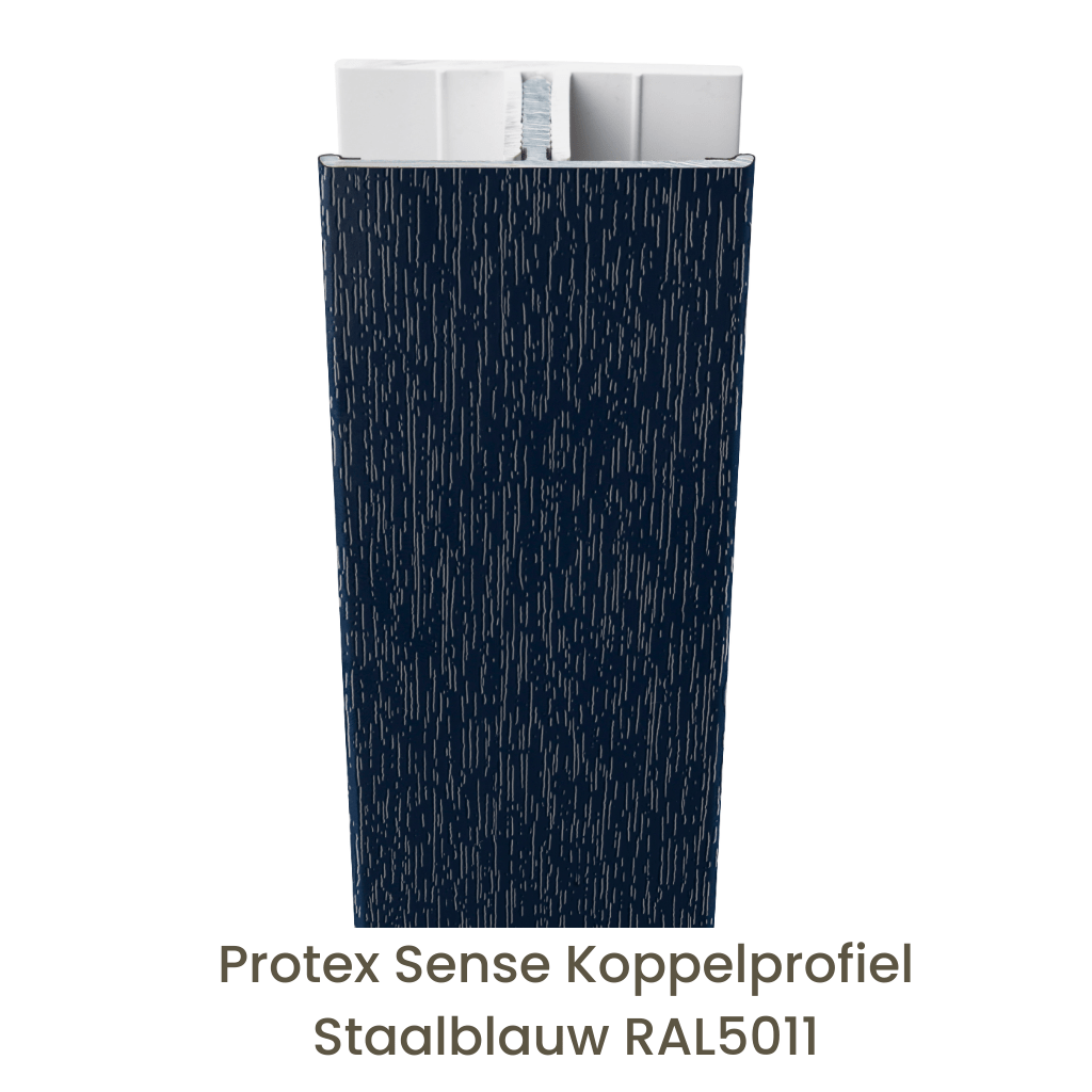 Protex® Sense Koppelprofiel Alu/PVC Staalblauw