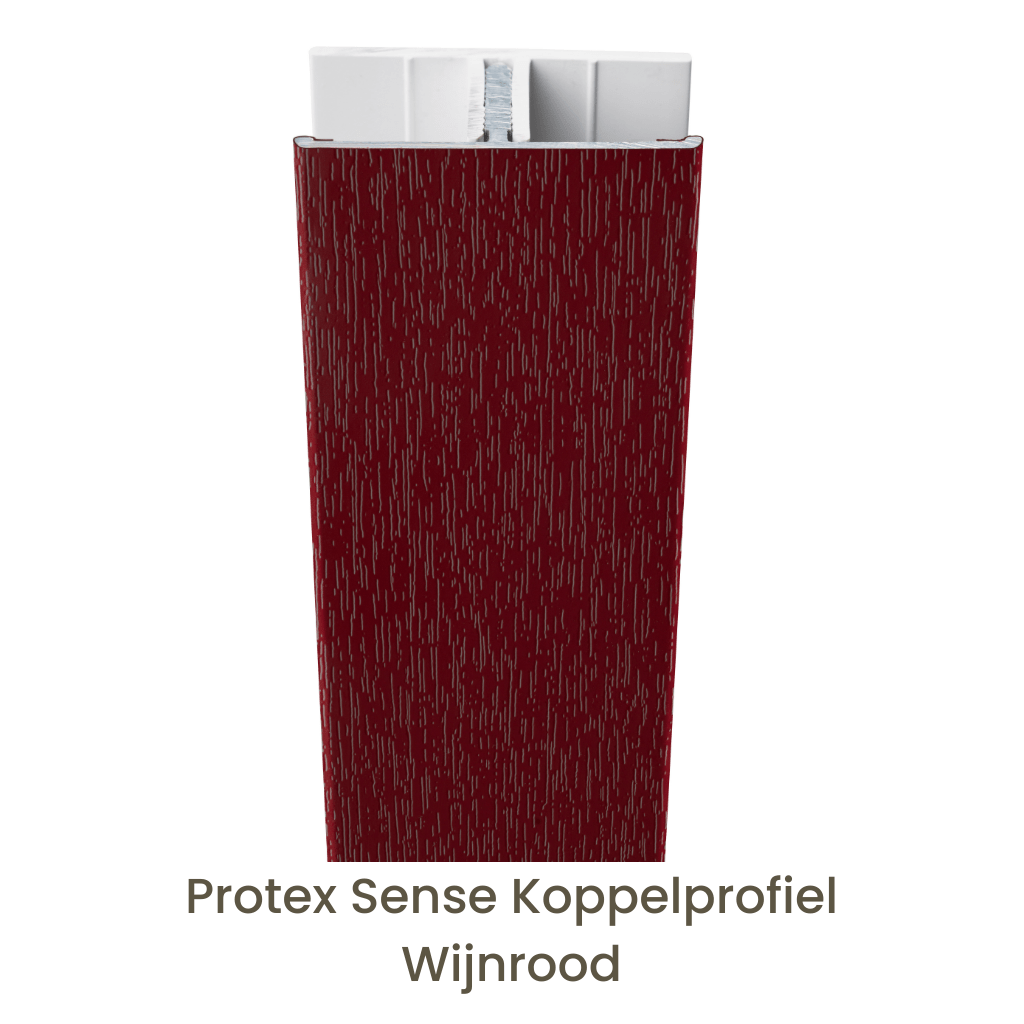 Protex® Sense Koppelprofiel Alu/PVC Wijnrood