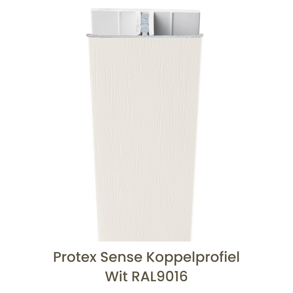 Protex® Sense Koppelprofiel Alu/PVC Wit RAL9016