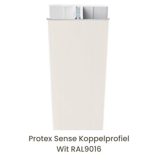 Protex® Sense Koppelprofiel Alu/PVC Wit RAL9016