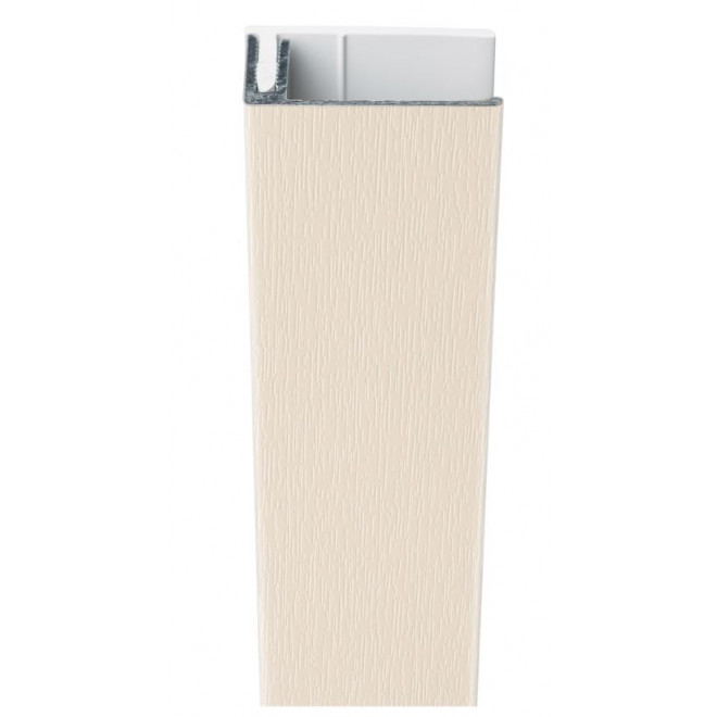 Protex® Urban Eindprofiel Alu/PVC Zuiver Wit RAL9010