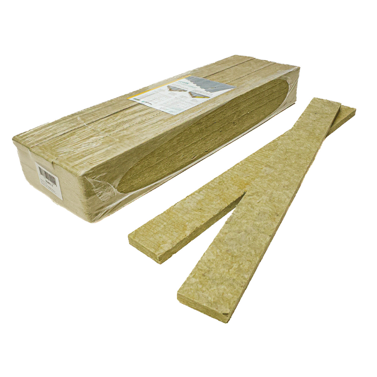 LEWIS® Geluidsisolerende Oplegstroken Steenwol 18mtr