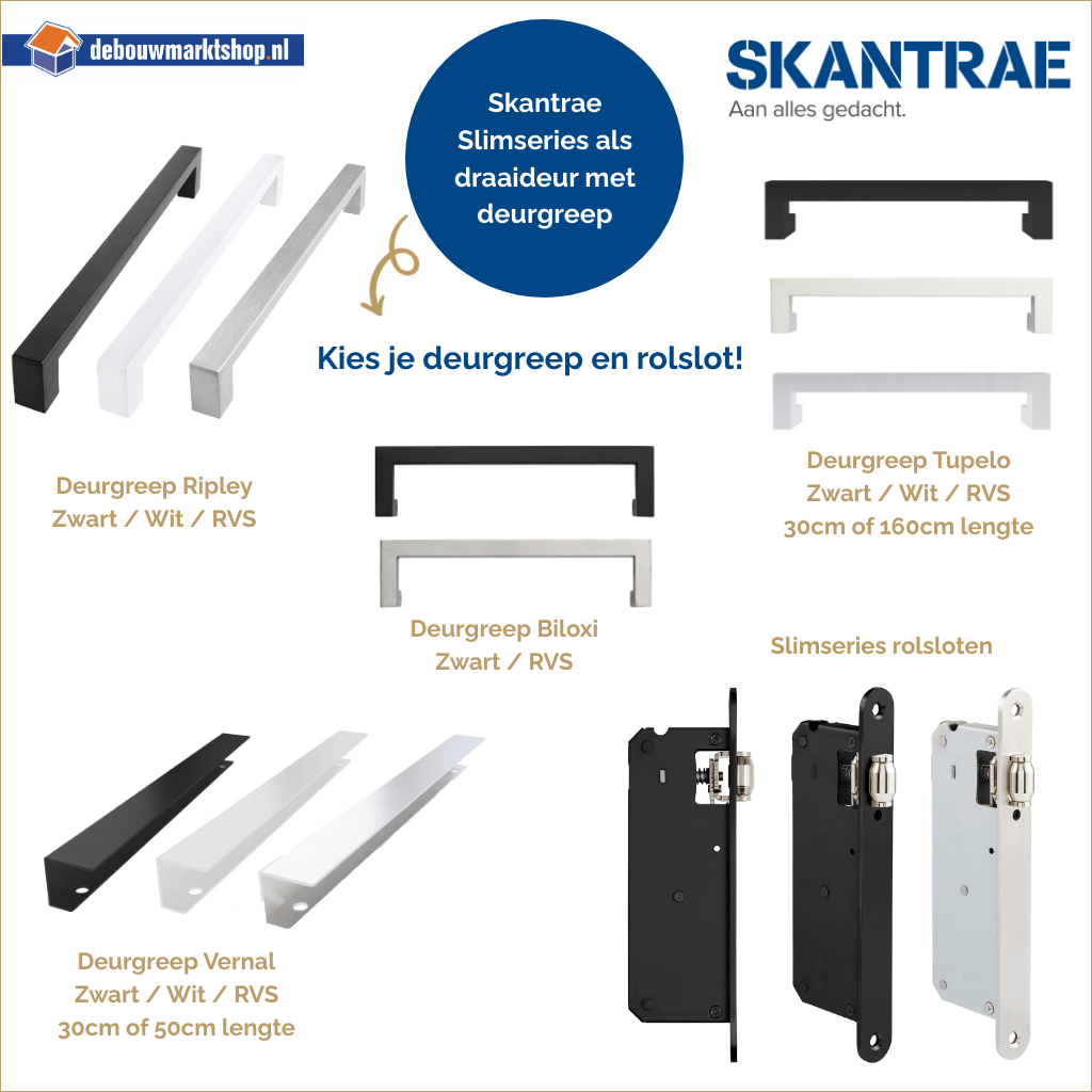 Skantrae SSL HSP pakket Deur met greep en rolslot