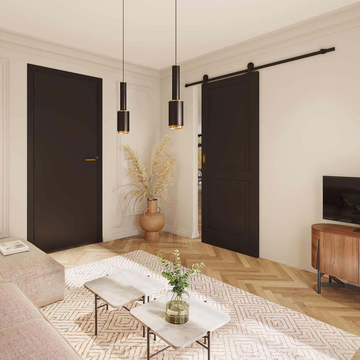 Binnendeur Skantrae Cove One SCO 15601 Zwart