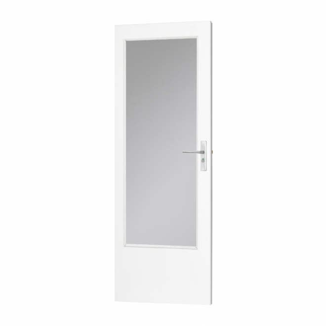 Afgelakte Binnendeur Skantrae SKB 296 GG Volspaan Wit RAL9010